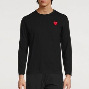 COMME DES GARÇONS PLAY Heart Long Sleeve T-Shirt